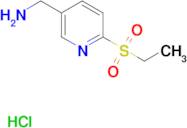 (6-(ETHYLSULFONYL)PYRIDIN-3-YL)METHANAMINE HCL