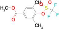 METHYL 3,5-DIMETHYL-4-(((TRIFLUOROMETHYL)SULFONYL)OXY)BENZOATE