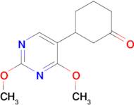 3-(2,4-DIMETHOXYPYRIMIDIN-5-YL)CYCLOHEXANONE