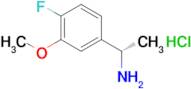 (1S)-1-(4-FLUORO-3-METHOXYPHENYL)ETHYLAMINE HCL