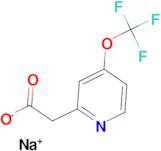 Sodium 2-[4-(trifluoromethoxy)pyridin-2-yl]acetate