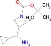 tert-Butyl 3-[amino(cyclopropyl)methyl]azetidine-1-carboxylate