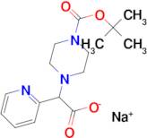 Sodium 2-[4-(tert-butoxycarbonyl)piperazin-1-yl]-2-(pyridin-2-yl)acetate