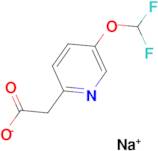 Sodium 2-[5-(difluoromethoxy)pyridin-2-yl]acetate