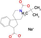 Sodium 1'-[(tert-butoxy)carbonyl]-2,3-dihydrospiro[indene-1,4'-piperidine]-3-carboxylate