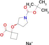 Sodium (R)-1-[1-(tert-butoxycarbonyl)pyrrolidin-3-yloxy]cyclobutanecarboxylate