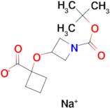 Sodium 1-[1-(tert-butoxycarbonyl)azetidin-3-yloxy]cyclobutanecarboxylate