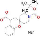 Sodium 1'-[(tert-butoxy)carbonyl]-3,4-dihydrospiro[1-benzopyran-2,4'-piperidine]-4-carboxylate