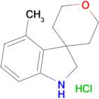 4-Methyl-1,2-dihydrospiro[indole-3,4'-oxane]hydrochloride