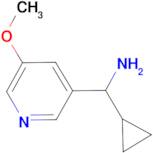 Cyclopropyl(5-methoxypyridin-3-yl)methanamine