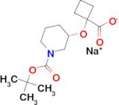 Sodium (S)-1-[1-(tert-butoxycarbonyl)piperidin-3-yloxy]cyclobutanecarboxylate