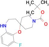 tert-Butyl 9-fluoro-4,5-dihydro-3H-spiro[1,5-benzoxazepine-2,4'-piperidine]-1'-carboxylate