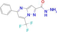 5-phenyl-7-(trifluoromethyl)pyrazolo[1,5-a]pyrimidine-2-carbohydrazide