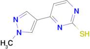 4-(1-methyl-1H-pyrazol-4-yl)pyrimidine-2-thiol