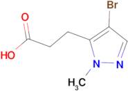 3-(4-bromo-1-methyl-1H-pyrazol-5-yl)propanoic acid