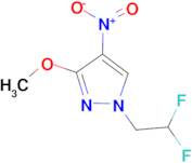 1-(2,2-difluoroethyl)-3-methoxy-4-nitro-1H-pyrazole