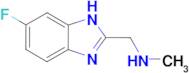 N-[(5-fluoro-1H-benzimidazol-2-yl)methyl]-N-methylamine