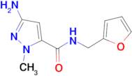 3-amino-N-(2-furylmethyl)-1-methyl-1H-pyrazole-5-carboxamide