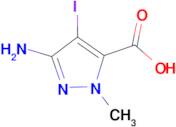 3-amino-4-iodo-1-methyl-1H-pyrazole-5-carboxylic acid