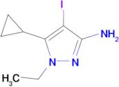 5-cyclopropyl-1-ethyl-4-iodo-1H-pyrazol-3-amine