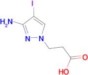 3-(3-amino-4-iodo-1H-pyrazol-1-yl)propanoic acid