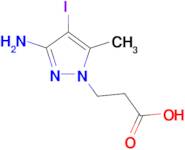 3-(3-amino-4-iodo-5-methyl-1H-pyrazol-1-yl)propanoic acid