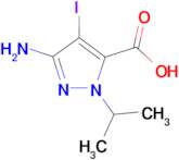 3-amino-4-iodo-1-isopropyl-1H-pyrazole-5-carboxylic acid