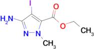 ethyl 3-amino-4-iodo-1-methyl-1H-pyrazole-5-carboxylate