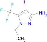 1-ethyl-4-iodo-5-(trifluoromethyl)-1H-pyrazol-3-amine