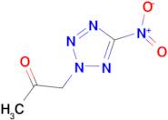 1-(5-Nitro-2H-tetrazol-2-yl)acetone