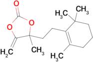 4-methyl-5-methylene-4-[2-(2,6,6-trimethylcyclohex-1-en-1-yl)ethyl]-1,3-dioxolan-2-one