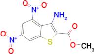 methyl 3-amino-4,6-dinitro-1-benzothiophene-2-carboxylate