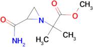 methyl 2-[2-(aminocarbonyl)aziridin-1-yl]-2-methylpropanoate