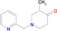 3-methyl-1-(pyridin-2-ylmethyl)piperidin-4-one