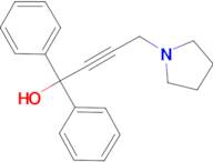 1,1-diphenyl-4-pyrrolidin-1-ylbut-2-yn-1-ol