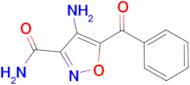 4-amino-5-benzoylisoxazole-3-carboxamide