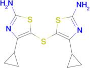 5,5'-thiobis(4-cyclopropyl-1,3-thiazol-2-amine)