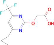 {[4-cyclopropyl-6-(trifluoromethyl)pyrimidin-2-yl]oxy}acetic acid