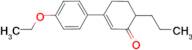 3-(4-ethoxyphenyl)-6-propylcyclohex-2-en-1-one