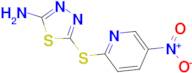 5-[(5-nitropyridin-2-yl)thio]-1,3,4-thiadiazol-2-amine