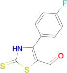 4-(4-fluorophenyl)-2-thioxo-2,3-dihydro-1,3-thiazole-5-carbaldehyde