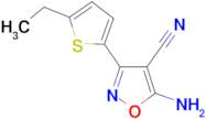 5-amino-3-(5-ethyl-2-thienyl)isoxazole-4-carbonitrile