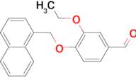 3-Ethoxy-4-(naphthalen-1-ylmethoxy)benzaldehyde