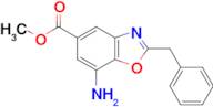 Methyl 7-amino-2-benzylbenzo[d]oxazole-5-carboxylate