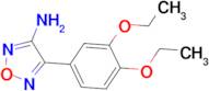 4-(3,4-diethoxyphenyl)-1,2,5-oxadiazol-3-amine