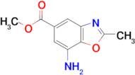 Methyl 7-amino-2-methylbenzo[d]oxazole-5-carboxylate