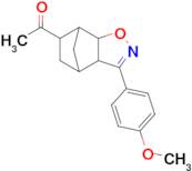 1-[3-(4-methoxyphenyl)-3a,4,5,6,7,7a-hexahydro-4,7-methano-1,2-benzisoxazol-6-yl]ethanone