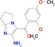 (2-amino-6,7-dihydro-5{H}-pyrrolo[1,2-{a}]imidazol-3-yl)(2,4-dimethoxyphenyl)methanone