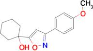 1-[3-(4-methoxyphenyl)isoxazol-5-yl]cyclohexanol