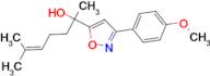 2-[3-(4-methoxyphenyl)isoxazol-5-yl]-6-methylhept-5-en-2-ol